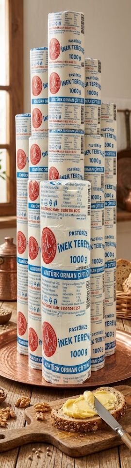Atatürk Orman Çiftliği Tereyağ 1 kg x 3 Adet
