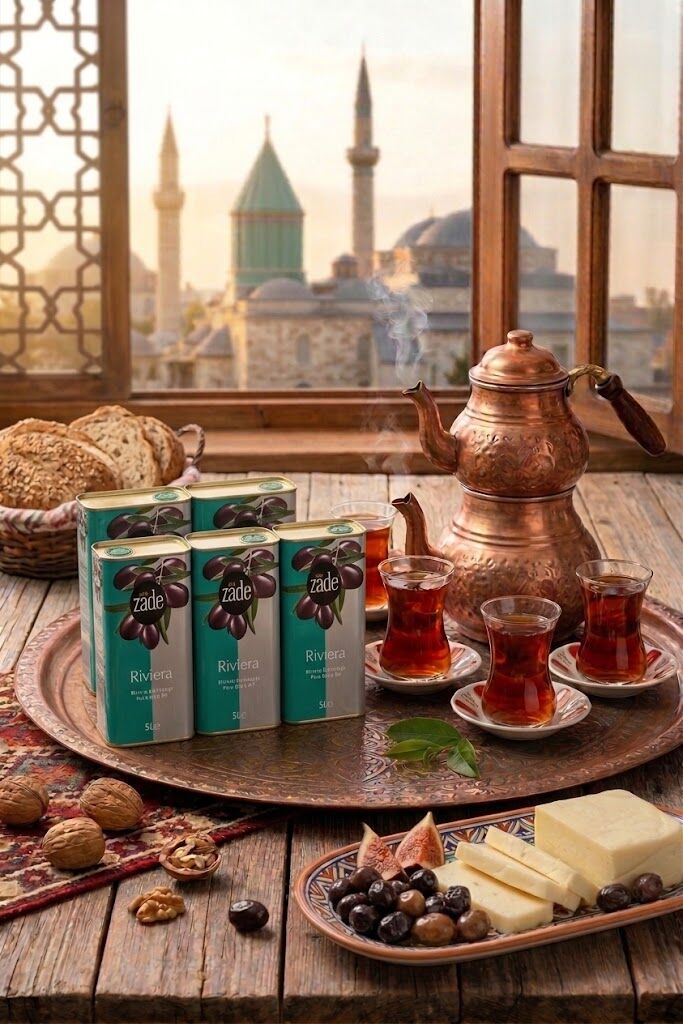 Zade Riviera Zeytinyağı 5 lt Teneke Koli 4'lü Set - 4 x 5 lt